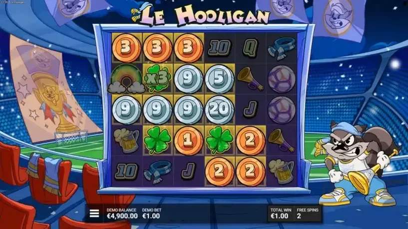 Le Hooligan slot screenshot 