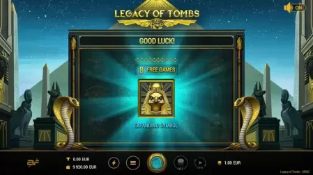 Legacy Of Tombs slot screenshot 2