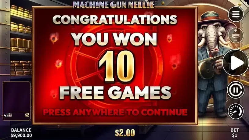 Machine Gun Nellie slot screenshot 3