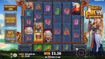 Might of Freya Megaways slot screenshot 2