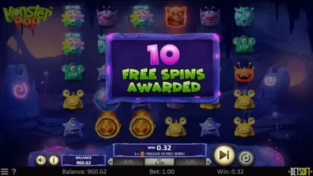 Monster Pop slot screenshot 4