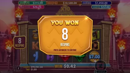 Mummy’s Jewels 100 slot screenshot 4