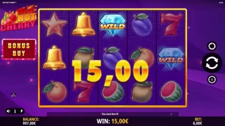 Red Hot Cherry slot screenshot 2