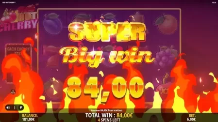 Red Hot Cherry slot screenshot 6