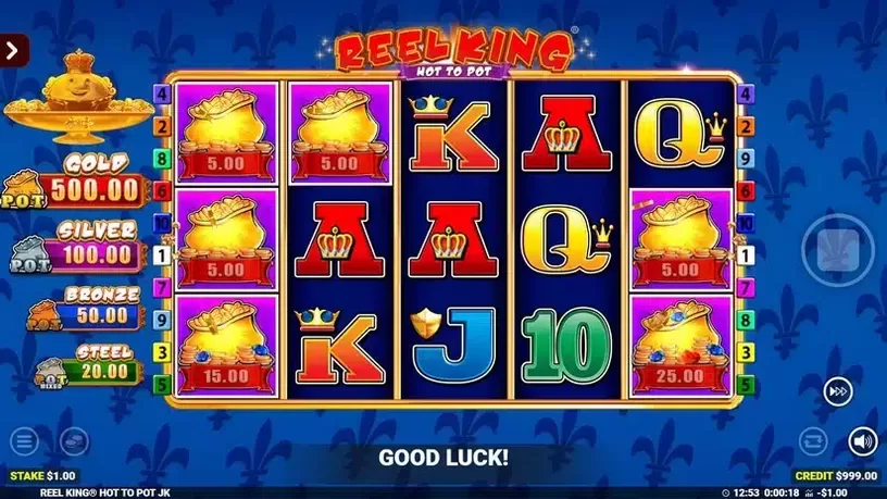 Reel King: Hot to Pot slot screenshot 