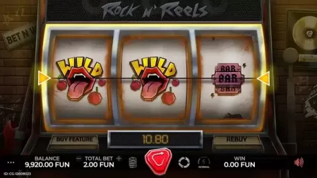 Rock n' Reels slot screenshot 2