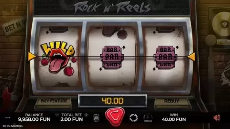 Rock n' Reels slot screenshot 3