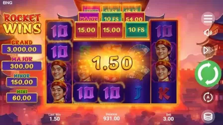 Rocket Wins slot screenshot 3