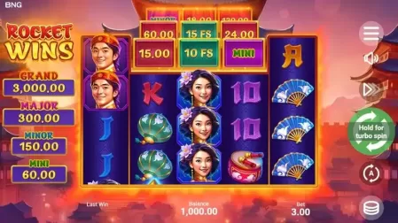 Rocket Wins slot screenshot 1