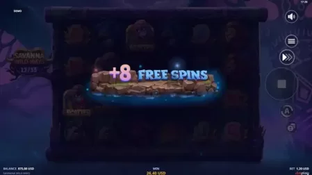 Savanna Wild Ways slot screenshot 5