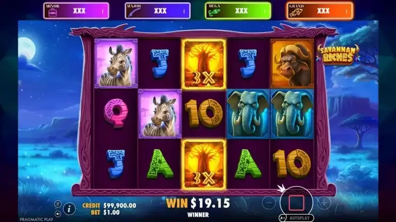 Savannah Riches slot screenshot