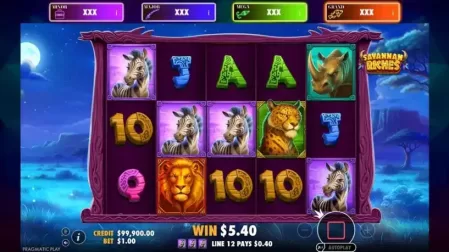 Savannah Riches slot screenshot 4