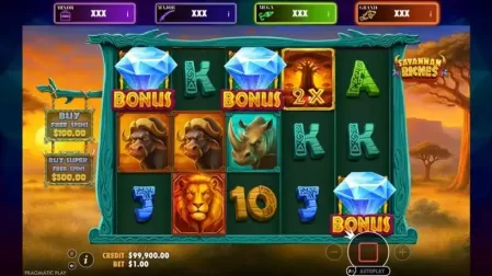 Savannah Riches slot screenshot 2