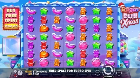 Sugar Rush Xmas slot screenshot 1
