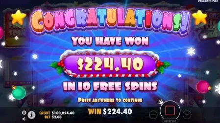 Sugar Rush Xmas slot screenshot 6