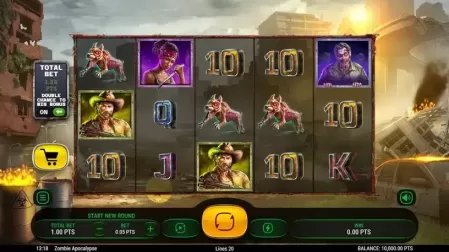 Zombie Apocalypse slot screenshot 1