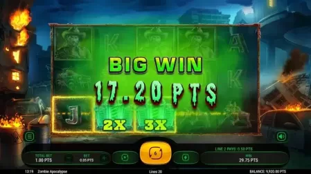 Zombie Apocalypse slot screenshot 5