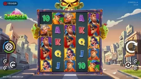 Zombzilla slot screenshot 1