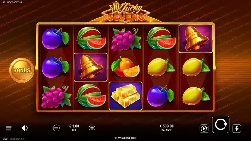 10 Lucky Sevens slot screenshot 1