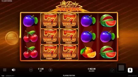 10 Lucky Sevens slot screenshot 3