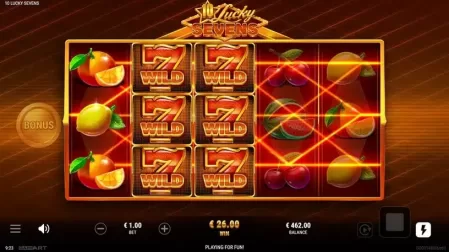 10 Lucky Sevens slot screenshot 4