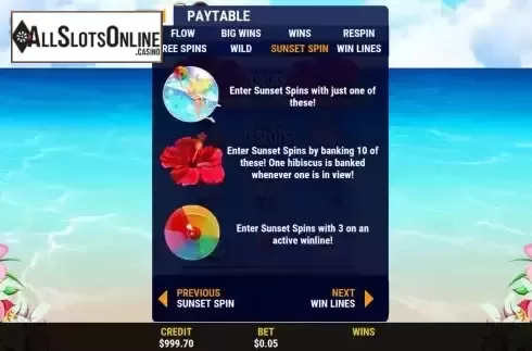 Sunset spin screen 2