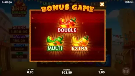 3 Hot Chillies slot screenshot 2
