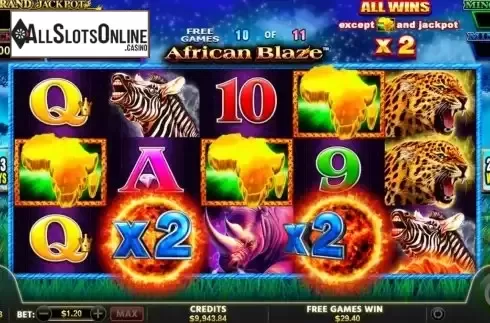 Free Spins screen 3