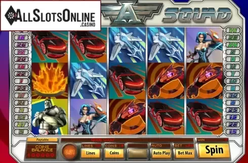 Game Workflow screen. Alpha Squad from Saucify
