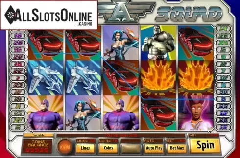 Win Screen. Alpha Squad from Saucify