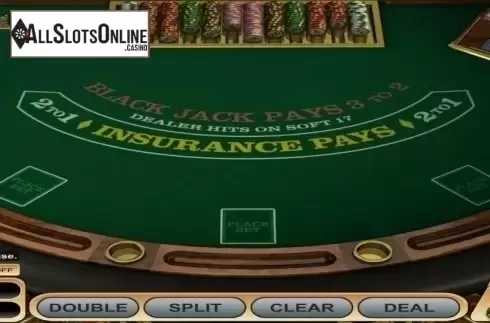 Game Screen. American Blackjack (Betsoft) from Betsoft