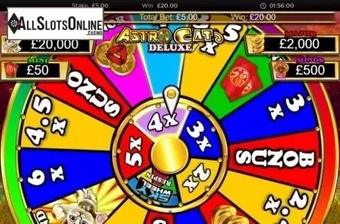 Bonus Wheel 3. Astro Cat Deluxe from Lightning Box