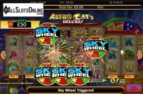 Bonus Wheel 1. Astro Cat Deluxe from Lightning Box