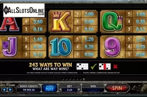 Screen8. Avalon II from Microgaming