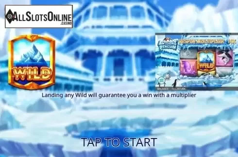Start Screen. Awesome Penguin from Ganapati
