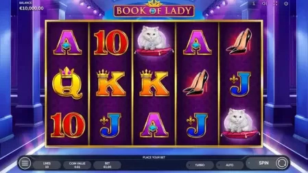 Book of Lady slot screenshot 1