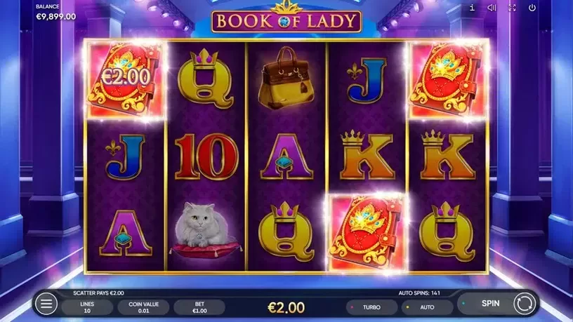 Book of Lady slot screenshot 4