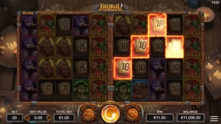 Brawl At The Red Cap Inn slot screenshot 3