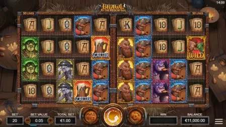 Brawl At The Red Cap Inn slot screenshot 2