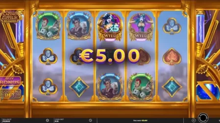 Cazino Zeppelin Reloaded slot screenshot 2