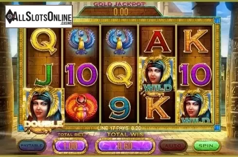 Screen 3. Cleopatra's Gold (Leander Games) from Leander Games