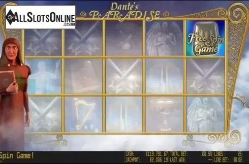 Free spins. Dante's Paradise HD from World Match