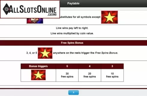 Symbols. Extreme Joker from IGT