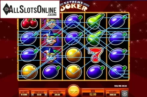 Win Screen 2. Extreme Joker from IGT