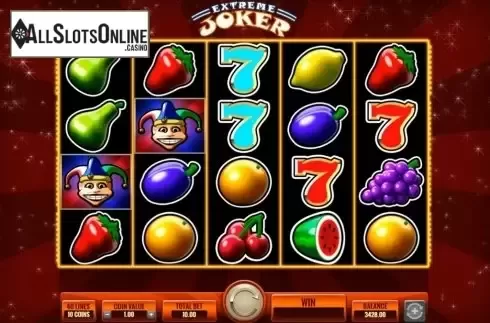 Reel Screen 3. Extreme Joker from IGT