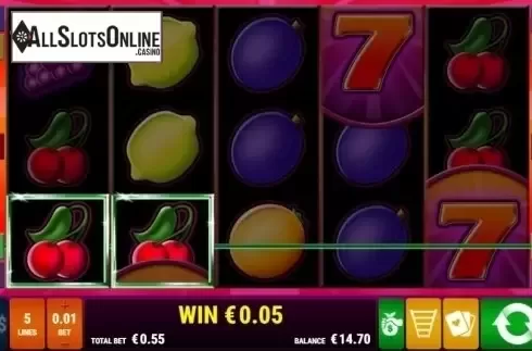 Win Screen 2. Fancy Fruits RHFP from Gamomat
