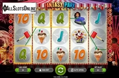 Win screen. Fantasy Park (BGaming) from BGAMING