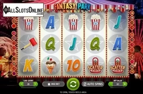 Reel screen. Fantasy Park (BGaming) from BGAMING
