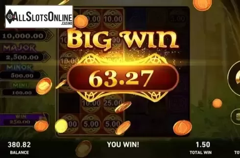 Big win screen