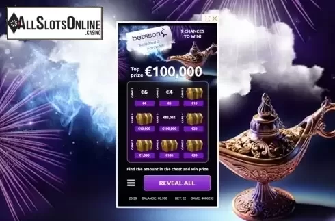 Screen 2. Fortune (gamevy) from gamevy